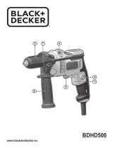 Black & Decker BDHD500 Användarmanual