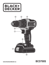 Black & Decker BCD700S Användarmanual