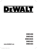 DeWalt DWE492 Användarmanual