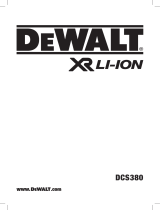 DeWalt DCS380 Användarmanual