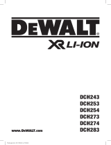 DeWalt DCH254 Användarmanual