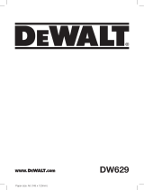 DeWalt DW629 Användarmanual