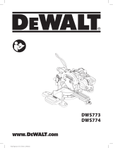 DeWalt DWS774 Användarmanual