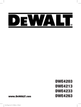 DeWalt DWE4263 Användarmanual