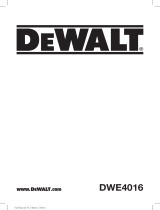 DeWalt DWE4016 Användarmanual