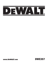 DeWalt DWE357 Användarmanual