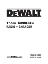 DeWalt T STAK CONNECT DWST1-81078-QW Användarmanual