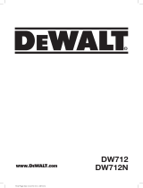 DeWalt DW712 Användarmanual