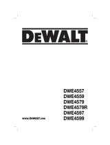 DeWalt DWE4579 Användarmanual