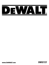 DeWalt DWS727 Användarmanual