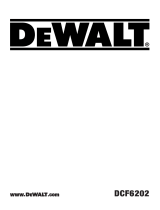 DeWalt DCF6202 Användarmanual