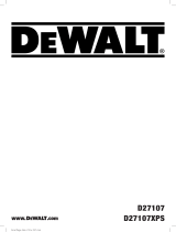 DeWalt D27107 Användarmanual