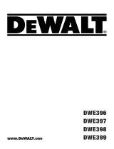 DeWalt DWE398 Användarmanual