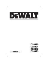 DeWalt D28492 Användarmanual