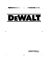 DeWalt DW570K Användarmanual