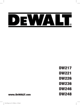 DeWalt DW217 Användarmanual