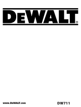 DeWalt DW711 Användarmanual