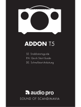 Audio Pro ADDON T5 Snabbstartsguide