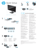HP P22 G4 22 FHD Monitor series Användarguide