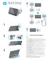 HP E14 G4 Portable Monitor Användarguide