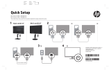 HP N223v 21.5-inch Monitor Användarguide