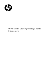 HP V221 21.5-inch LED Backlit Monitor Bruksanvisning