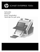HP ScanJet Enterprise 7000n Document Capture Workstation series Användarmanual