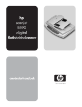 HP Scanjet 5590 Digital Flatbed Scanner series Användarmanual
