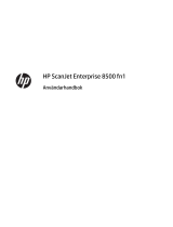 HP Digital Sender Flow 8500 fn1 Document Capture Workstation series Användarmanual