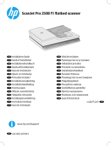 HP ScanJet Pro 2500 f1 Installationsguide