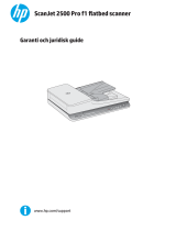 HP ScanJet Pro 2500 f1 Flatbed Scanner Användarguide