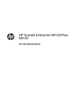 HP ScanJet Enterprise Flow N9120 Document Flatbed Scanner Användarmanual