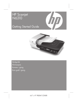 HP Scanjet N6310 Document Flatbed Scanner Användarguide