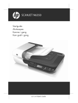 HP Scanjet N6350 Networked Document Flatbed Scanner Användarguide