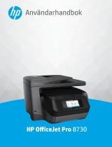 HP OfficeJet Pro 8730 Mono Printer series Användarmanual