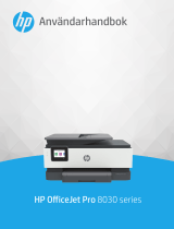 HP OfficeJet Pro 8030 All-in-One Printer series Användarmanual