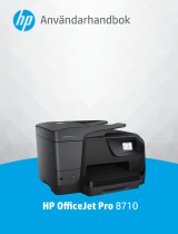 HP OfficeJet Pro 8710 All-in-One Printer series Användarmanual