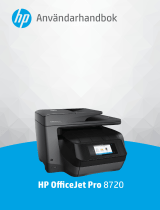 HP OfficeJet Pro 8720 All-in-One Printer series Användarmanual