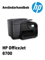 HP OfficeJet 8702 All-in-One Printer series Användarmanual