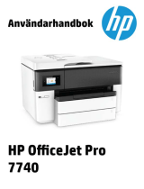 HP OfficeJet Pro 7740 Wide Format All-in-One Printer series Användarmanual