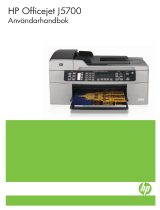 HP Officejet J5700 All-in-One Printer series Användarmanual