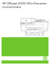 HP Officejet J4500/J4600 All-in-One Printer series Användarmanual