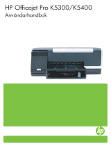 HP Officejet Pro K5400 Printer series Användarmanual