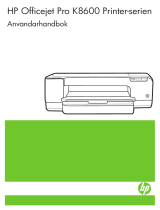 HP Officejet Pro K8600 Printer series Användarmanual