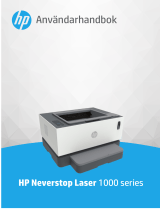 HP Neverstop Laser 1001nw Användarmanual