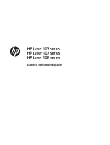 HP Laser 108w Användarguide