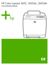 HP Color LaserJet 2605 Printer series Användarguide