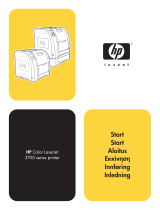 HP Color LaserJet 3700 Printer series Snabbstartsguide
