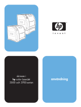 HP Color LaserJet 3500 Printer series Användarguide