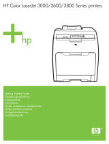 HP Color LaserJet 3600 Printer series Snabbstartsguide